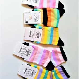 جوراب دژاوو نیم ساق کامل رنگین کمانی سلفونی