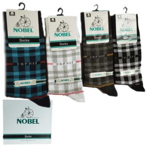 جوراب آنتی باکتریال نوبل ساق بلند مردانه پنبه جعبه ای | پرشیا گارمنت | پوشاک ایرانی | persia garment | فروش عمده | عمده فروشی
